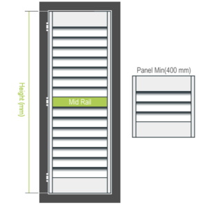 Shutter Specification Height