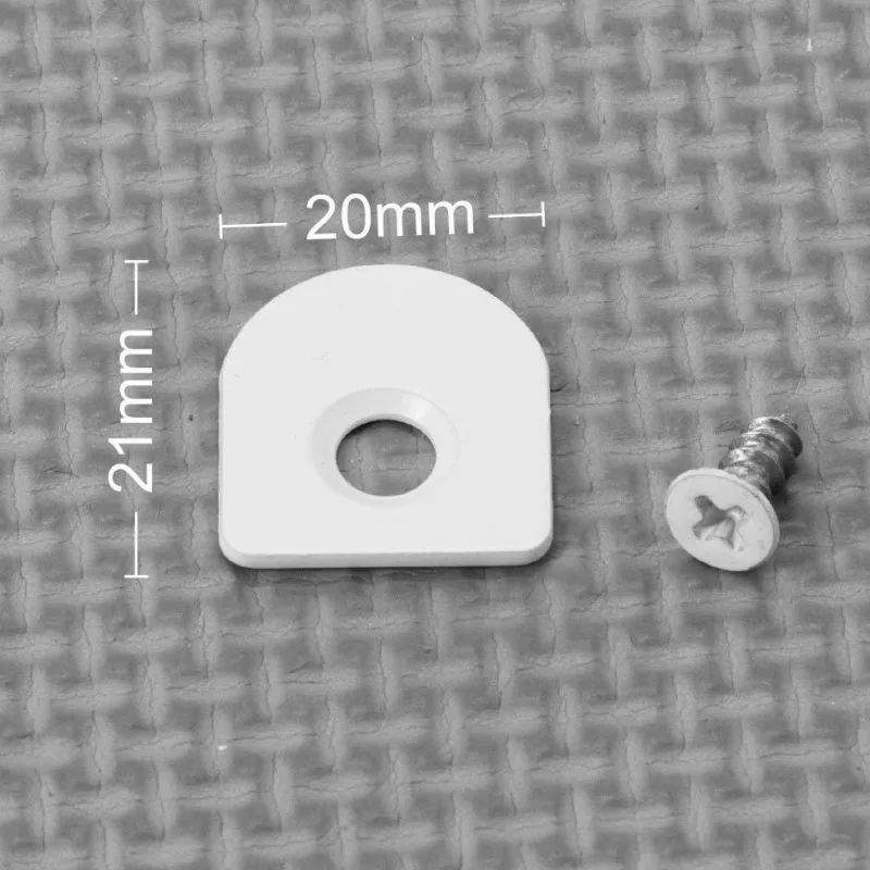 DIY Plantation Shutter - Magnet Strike Plate (10 pcs) Plus Screws