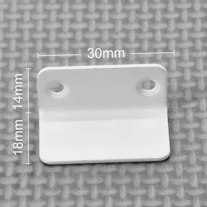 DIY Plantation Shutter - Single Panel Magnet L Plate (10 pcs) Plus Screws